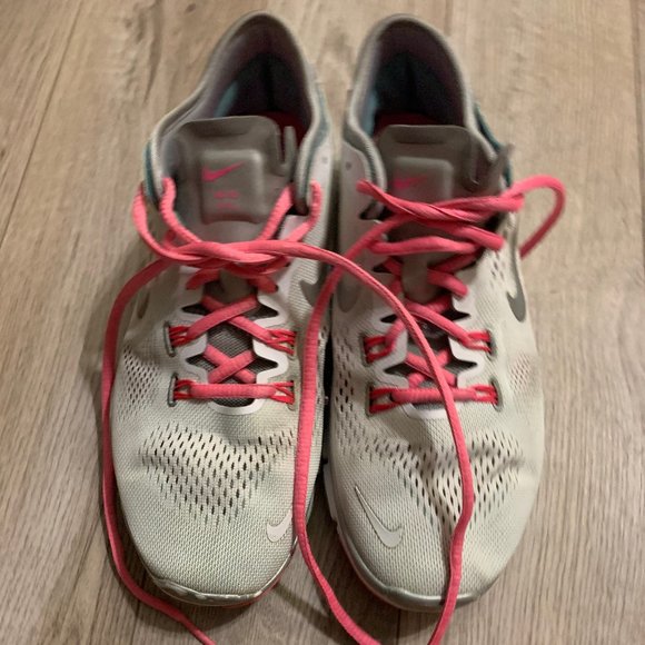 Women Nike Free 5.0 TR Fit 4 White Pink Size 8 - Picture 14 of 15